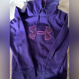 Purple Under Armour hoodie